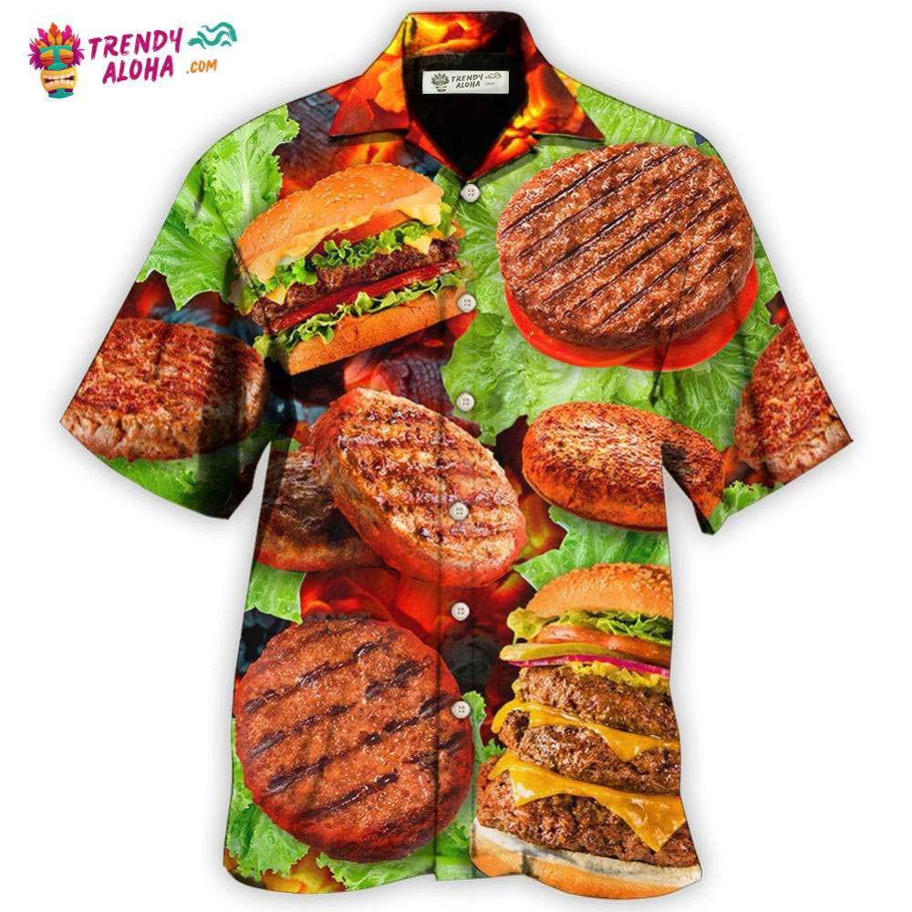 Bbq Hamburger Patties Bbq Style Hawaiian Shirt – Trendy Aloha Bbq Hamburger Patties Bbq Style Hawaiian Shirt – Trendy Aloha
