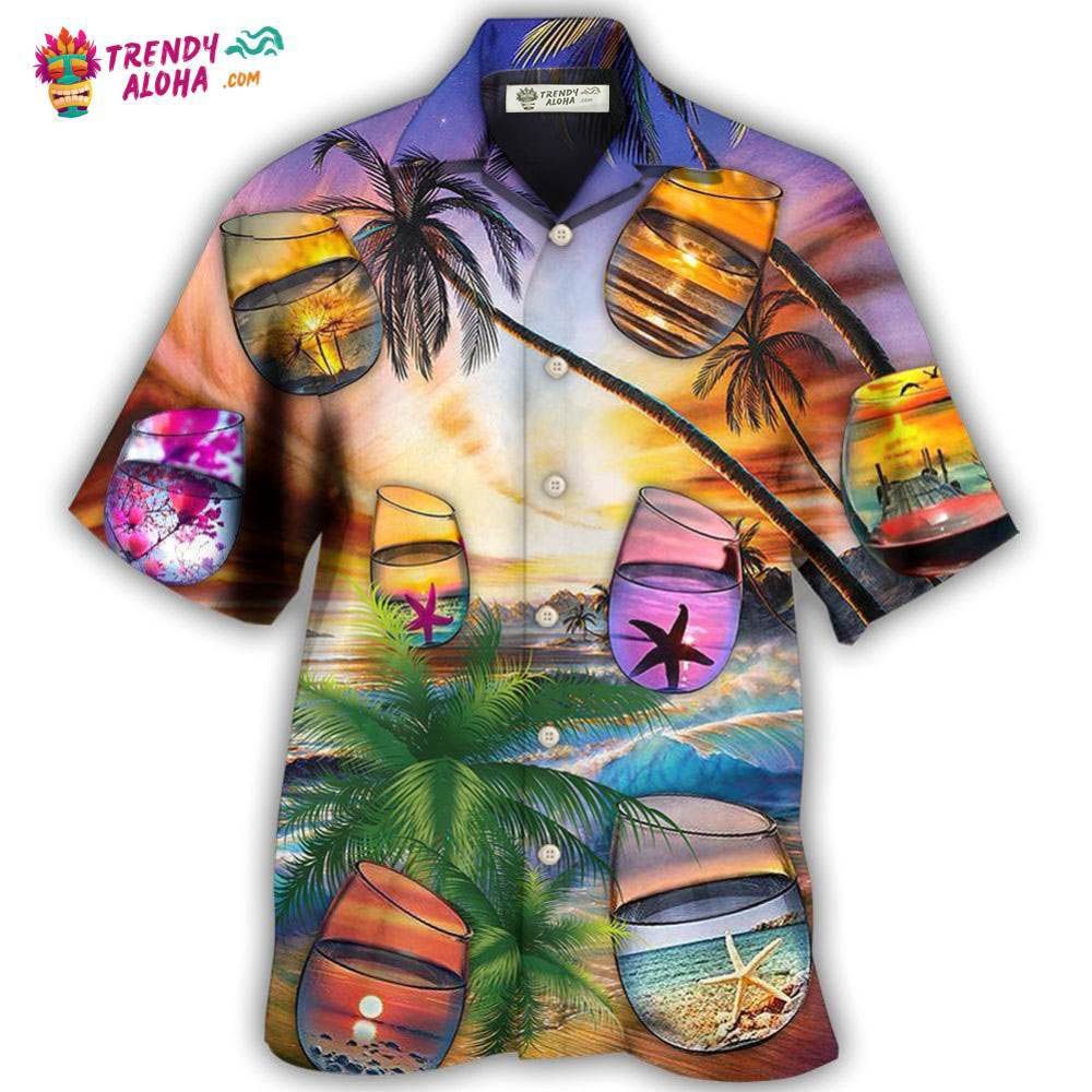 Beach Cocktail Style Hawaiian Shirt – Trendy Aloha