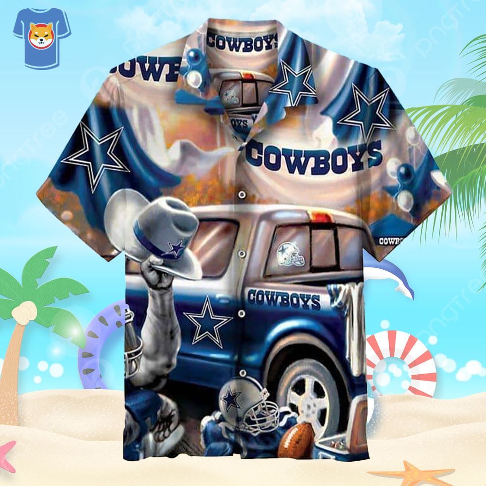 Beach Enthusiast Football Gift Dallas Cowboys Hawaiian Team Shirt
