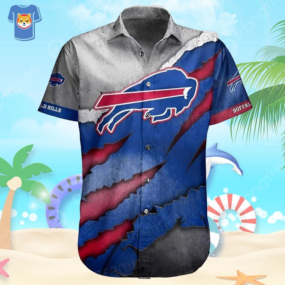 Beach Essential Buffalo Bills Hawaiian Outfit