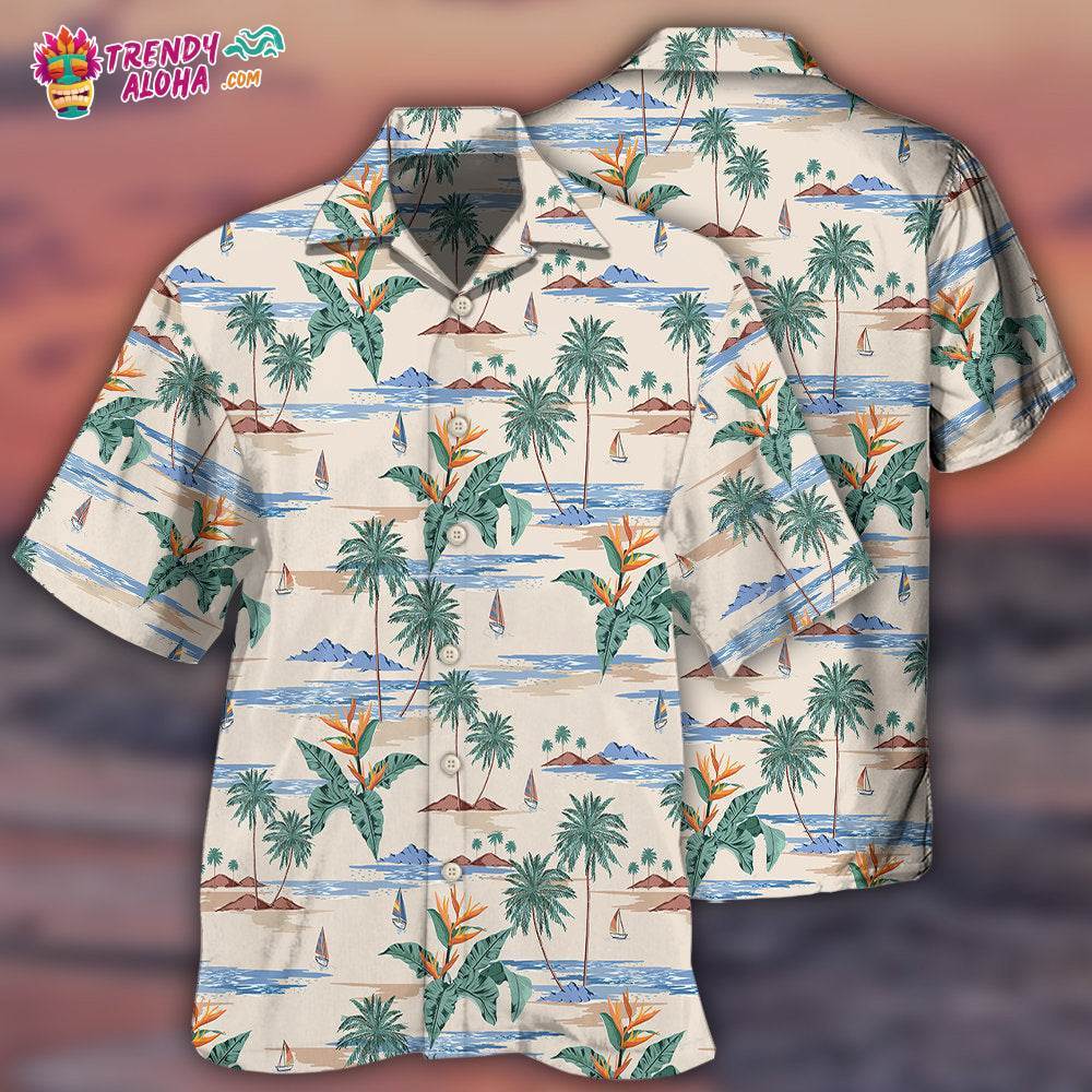 Beach It’S Tropical Beach Summer In Aloha Style Hawaiian Shirt – Trendy Aloha