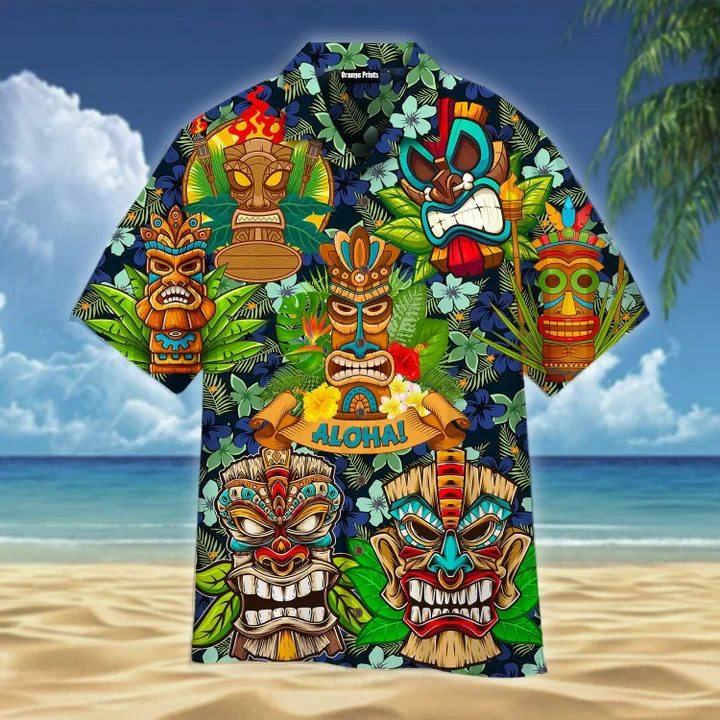 Beach Shirt Aloha Tiki Trendy Hawaiian Shirt, Trendy Hawaiian Shirt Vintage, Trendy Hawaiian Shirt Men, Women Beach Shirt Aloha Tiki Trendy Hawaiian Shirt, Trendy Hawaiian Shirt Vintage, Trendy Hawaiian Shirt Men, Women