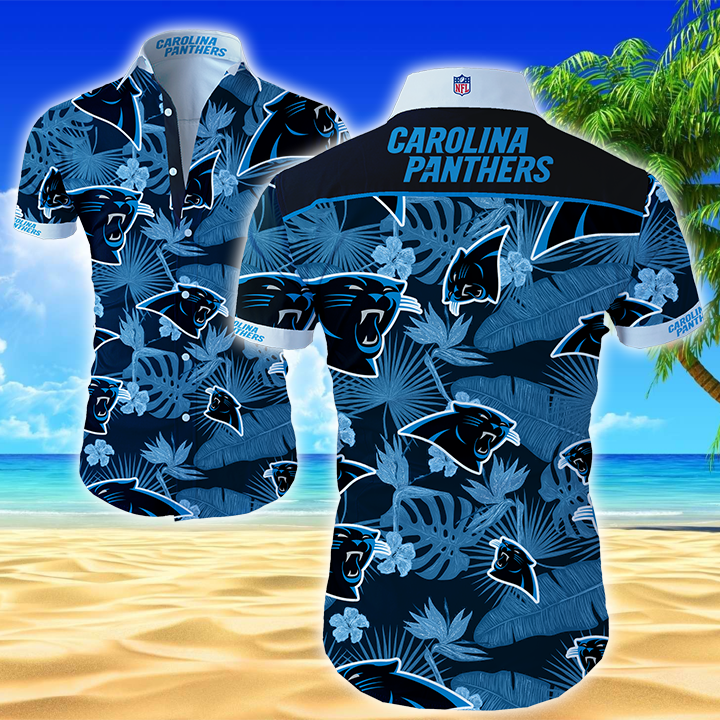 Beach Shirt NFL Carolina Panthers Hawaiian Shirt