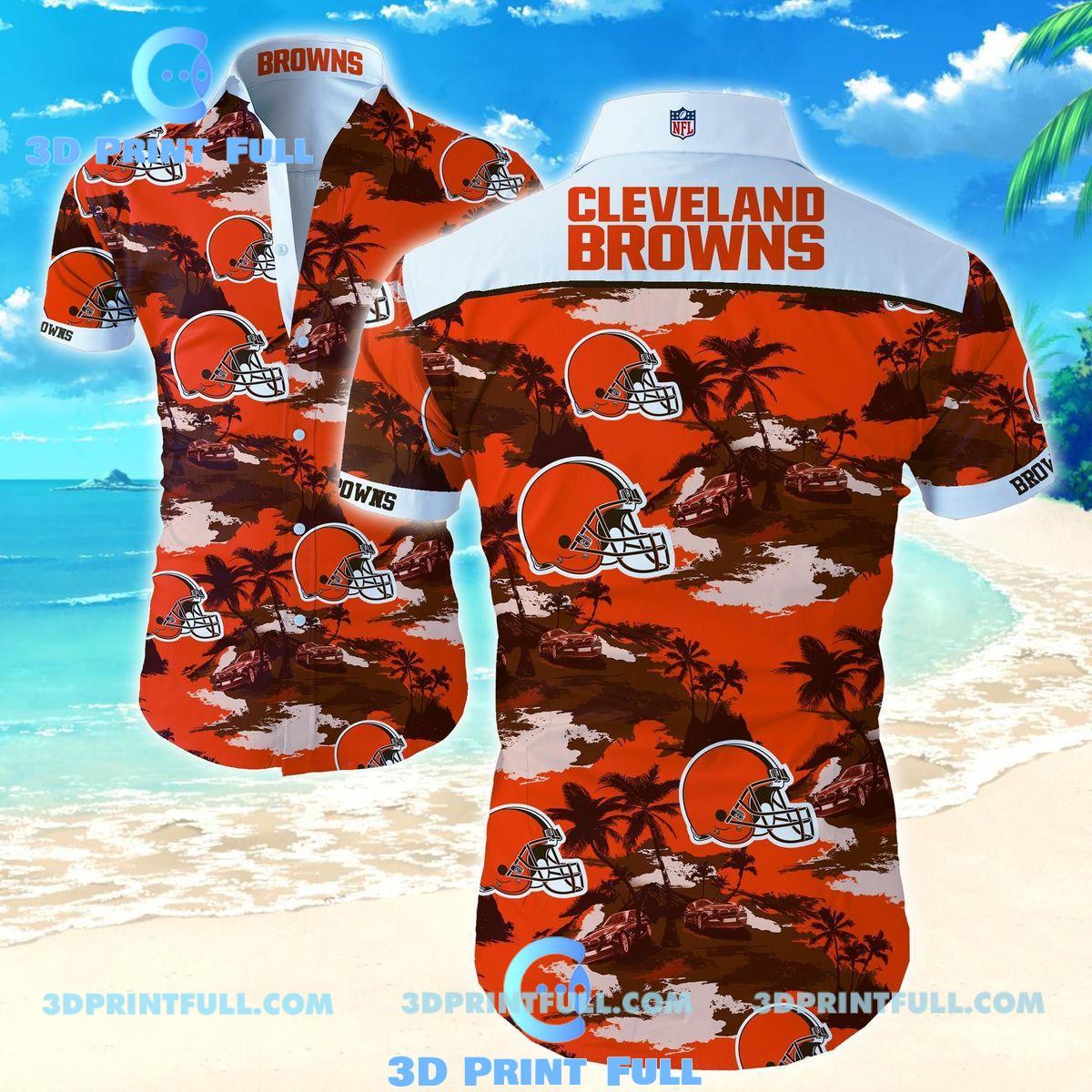 Beach Shirt NFL Cleveland Browns Hawaiian Shirt