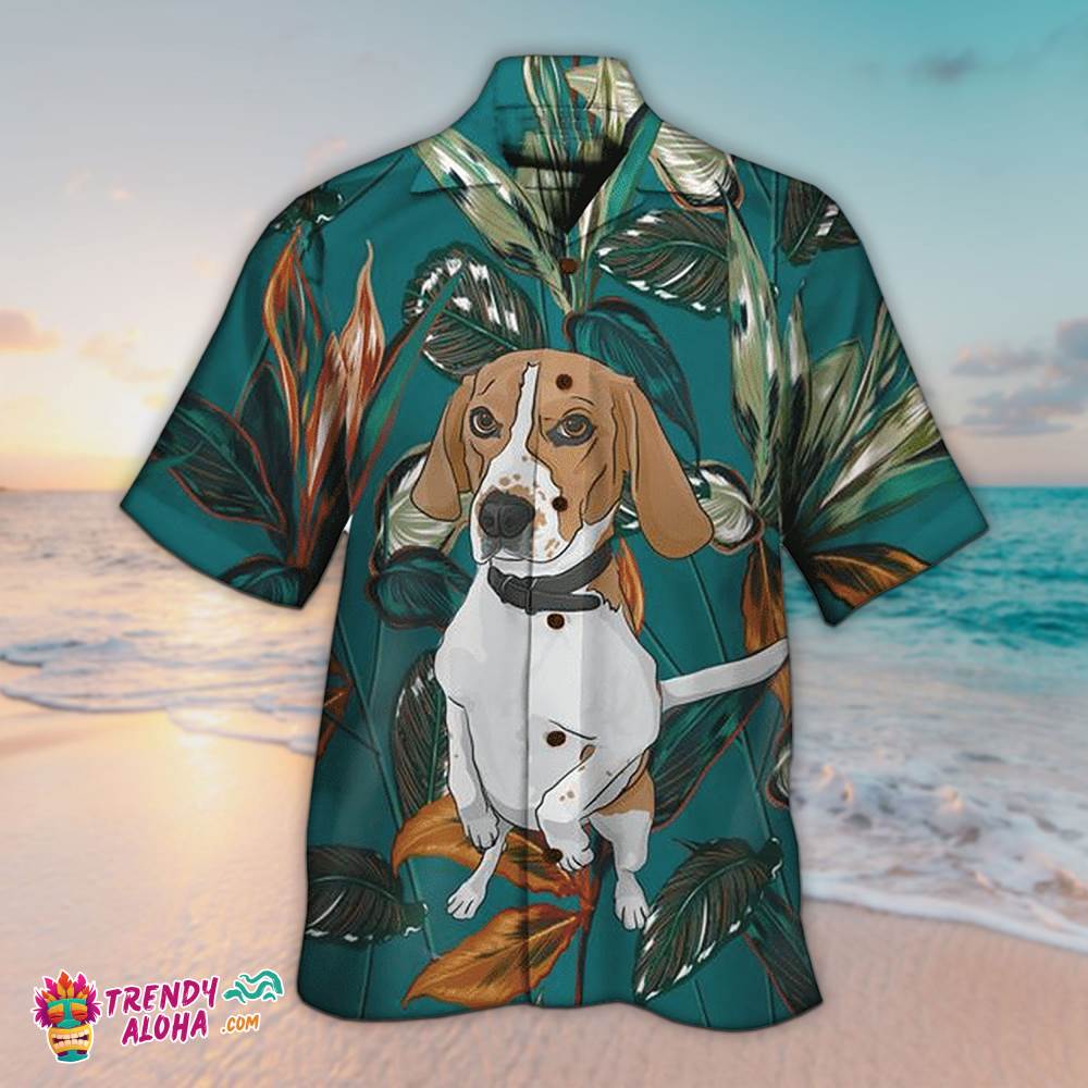 Beagle Hawaiian Shirt Beagle And Plant Hawaiian Shirts, Aloha Hawaiian Shirts