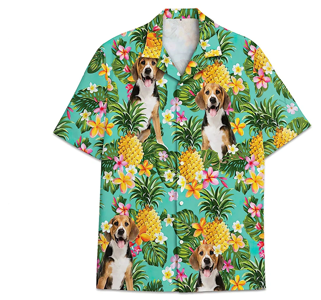 Beagle Pineapple Pattern Hawaiian Shirt for All