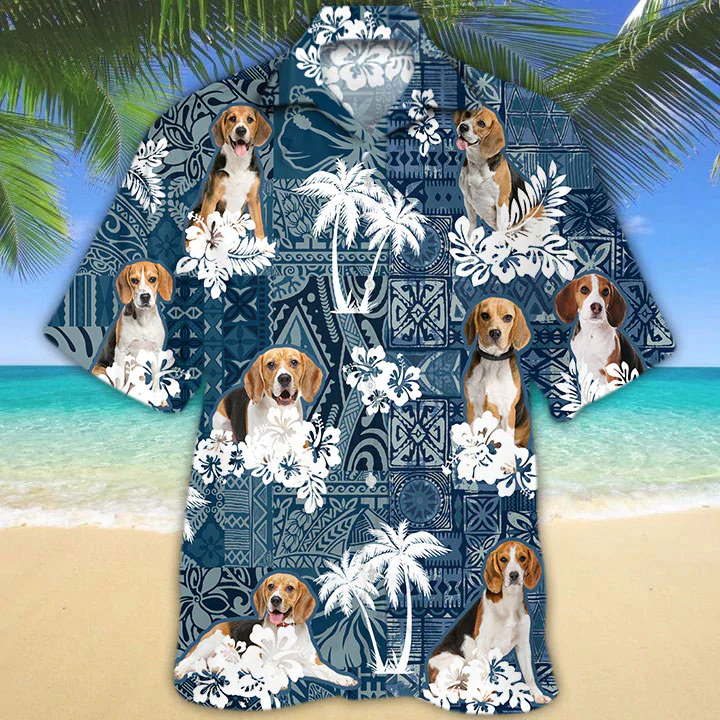 Beagle Trendy Hawaiian Shirt