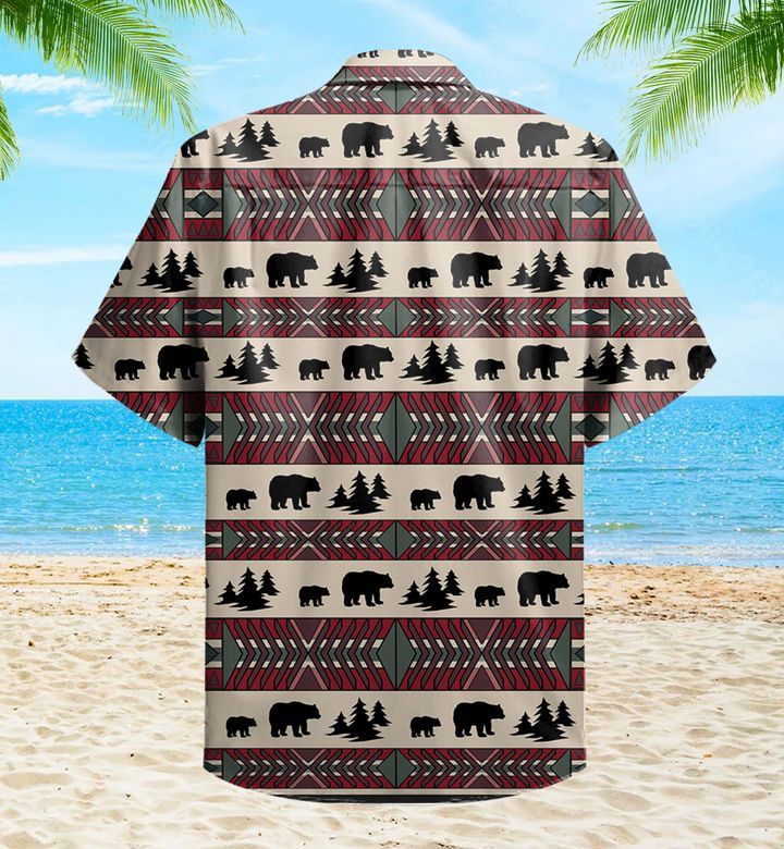 Bear Adventure Brown Trendy Hawaiian Shirt 3D, Bear Lover Trendy Hawaiian Shirt For Summer Gifts