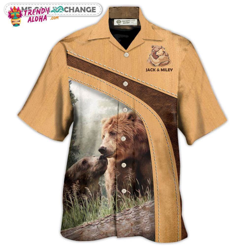 Bear An Old Bear Live Here With His Honey Personalized Hawaiian Shirt – Trendy Aloha Bear An Old Bear Live Here With His Honey Personalized Hawaiian Shirt – Trendy Aloha