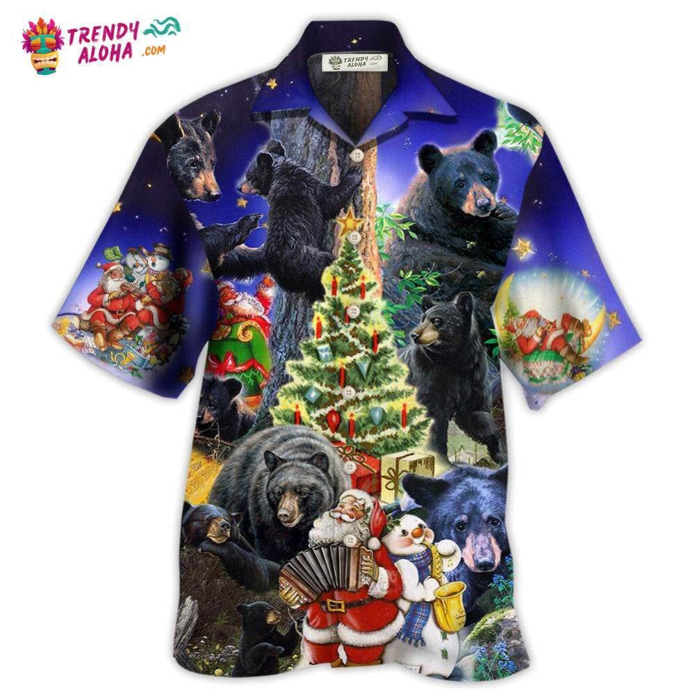 Bear Family Into Spring Merry Christmas Hawaiian Shirt – Trendy Aloha Bear Family Into Spring Merry Christmas Hawaiian Shirt – Trendy Aloha