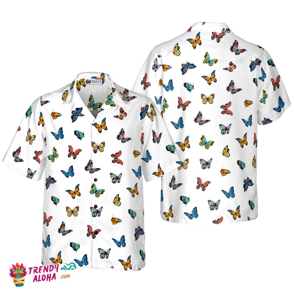 Beautiful Butterflies Hawaiian Shirt Beautiful Butterflies Hawaiian Shirt