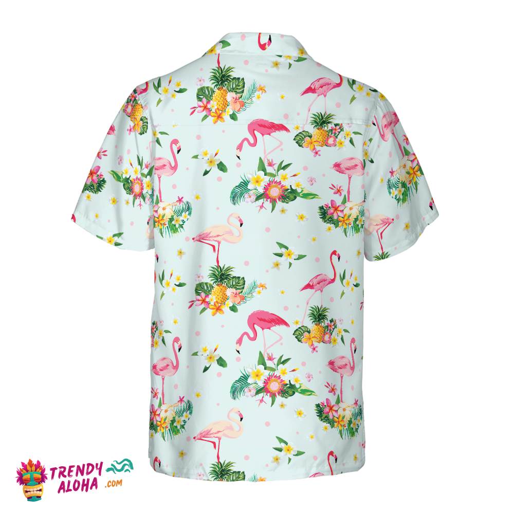 Beautiful Flamingo Shirt For Men Hawaiian Shirt