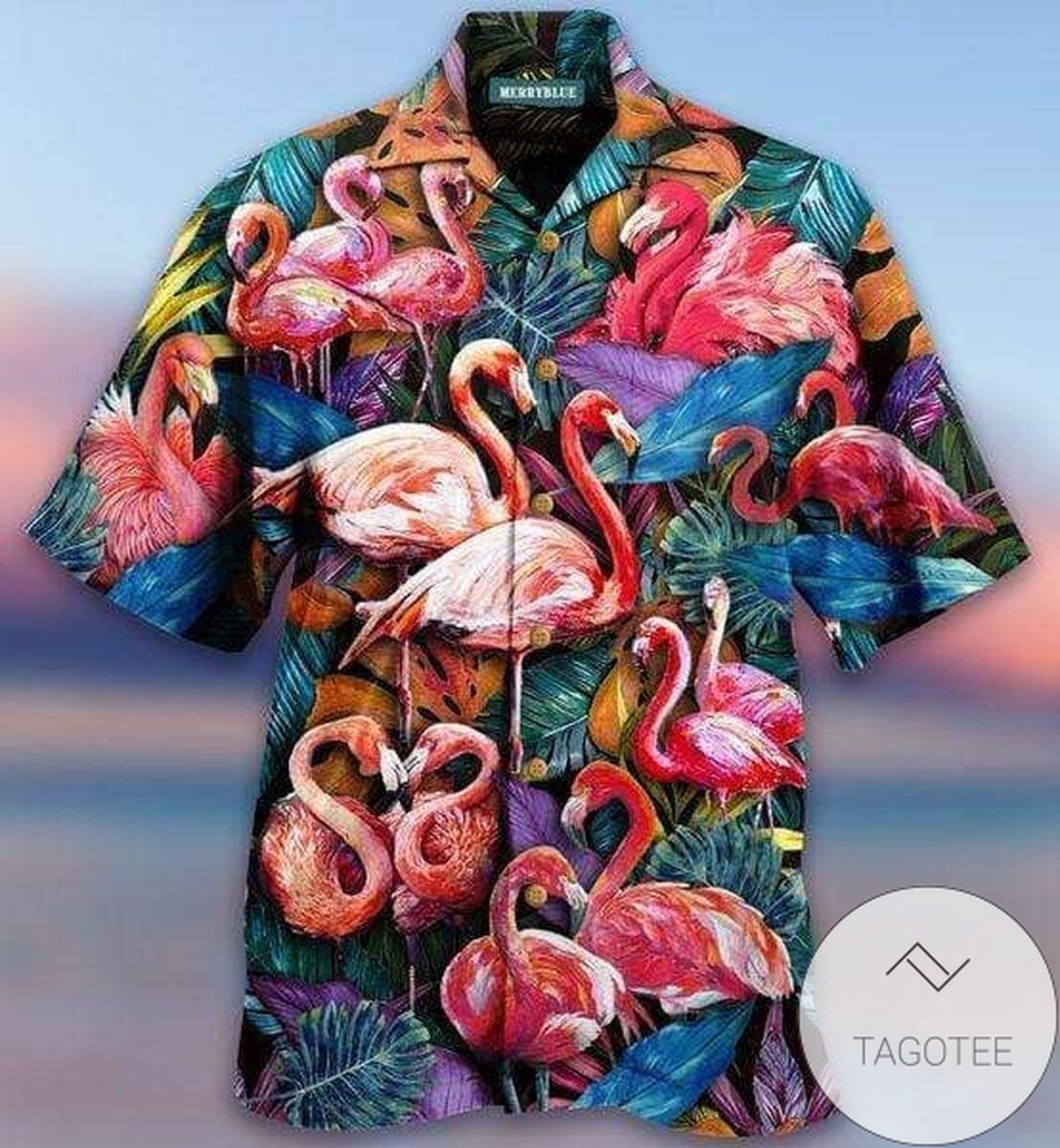 Beautiful Flamingo Tropical Unisex Hawaiian Shirts