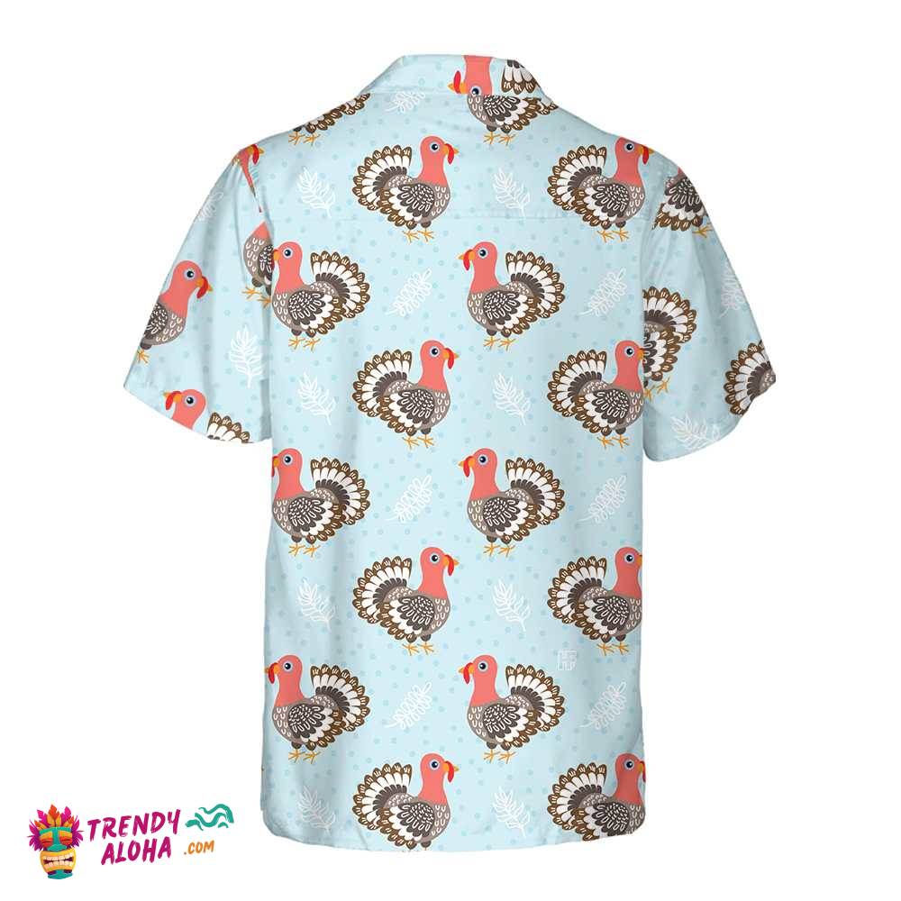 Beautiful Turkey Birds Thanksgiving Hawaiian Shirt, Funny Turkey Gobble Hawaiian Shirt