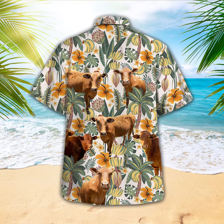 Beefmaster Trendy Hawaiian Shirt, Animal Trendy Hawaiian Shirts, Cow Lover Shirt, Farmer Shirt For Men And Women