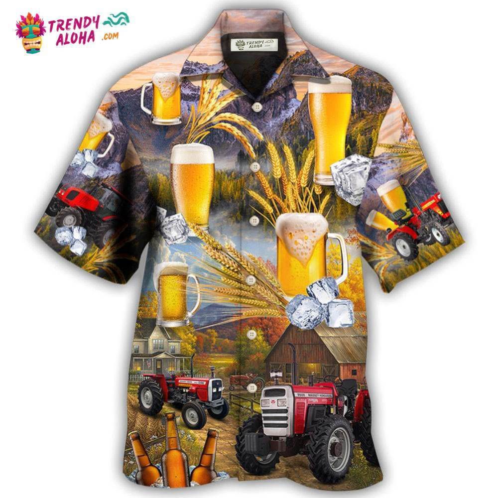 Beer And Tractor Autumn Farm Life Hawaiian Shirt – Trendy Aloha Beer And Tractor Autumn Farm Life Hawaiian Shirt – Trendy Aloha