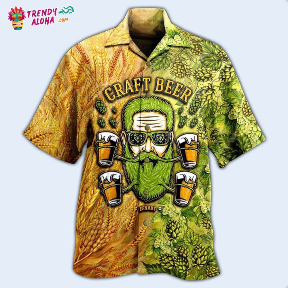 Beer Drink First Think Later Hawaiian Shirt – Trendy Aloha
