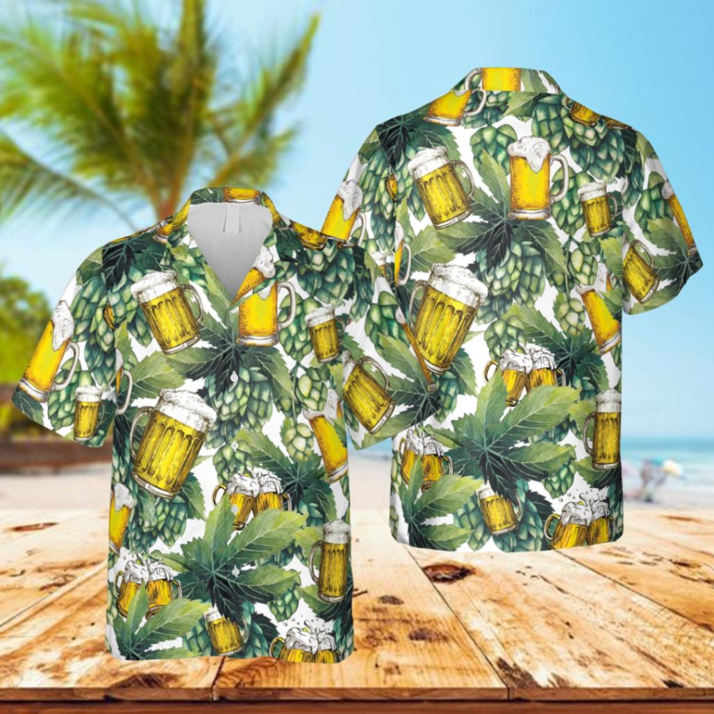 Beer, Hops Brewery Trendy Hawaiian Shirt, Funny Shirt For Man Trendy