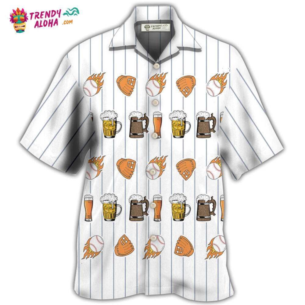 Beer I Like Beer And Baseball And Maybe 3 People Hawaiian Shirt – Trendy Aloha