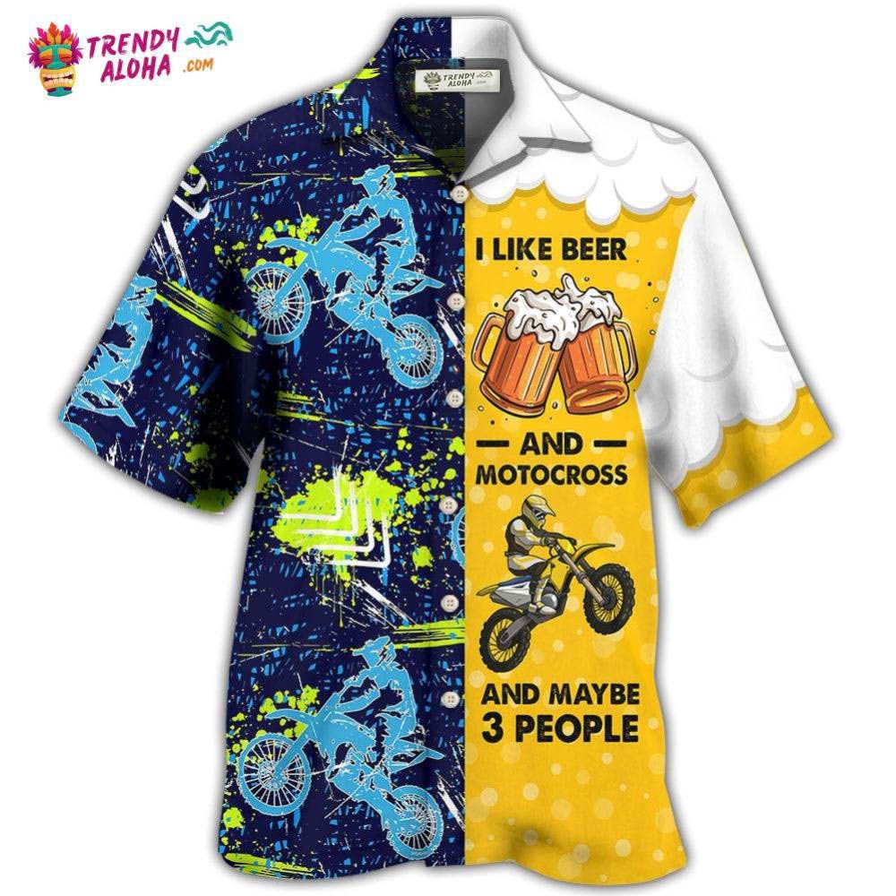 Beer I Like Beer And Motocross Hawaiian Shirt – Trendy Aloha Beer I Like Beer And Motocross Hawaiian Shirt – Trendy Aloha