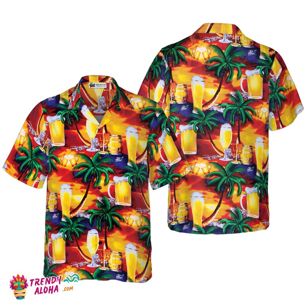 Beer In Paradise Hawaiian Shirt Hawaiian Shirt