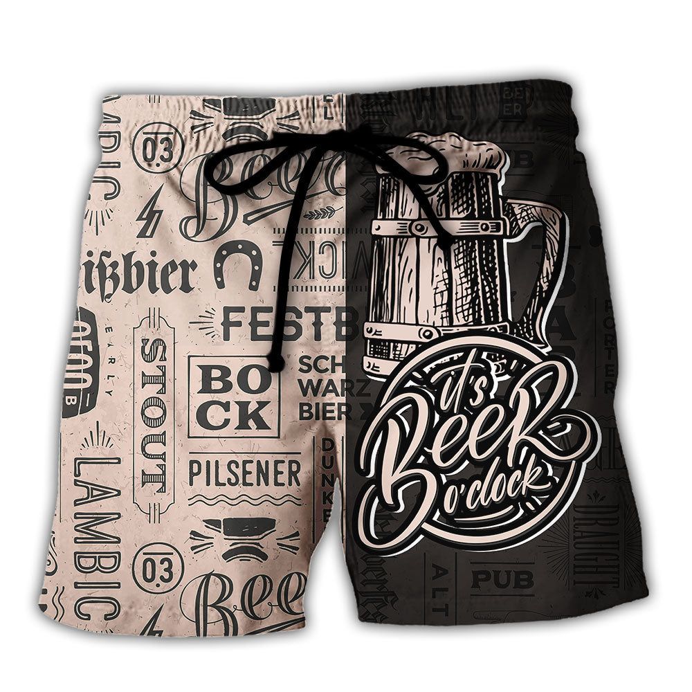 Beer It’s Beer Lover Trendy Aloha Hawaiian Beach Shorts