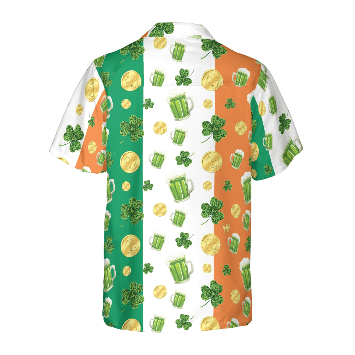 Beer Shamrock And Coin St Patrick’s Day Trendy Hawaiian Shirt
