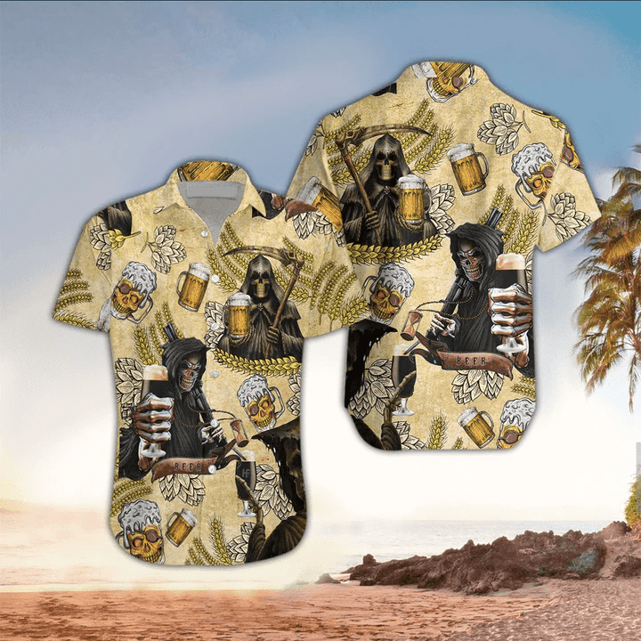 Beer Trendy Hawaiian Shirt, Mens Trendy Hawaiian Shirt For Beer Lover, Trendy Hawaiian Shirt For Men