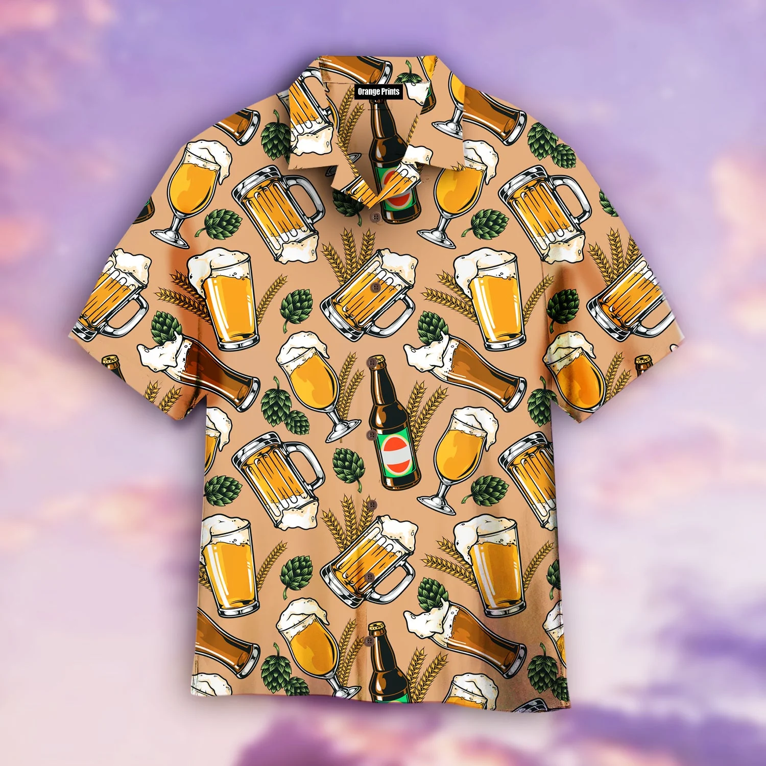 Beer Vintage Colorful Trendy Hawaiian Shirt Beer Vintage Colorful Trendy Hawaiian Shirt