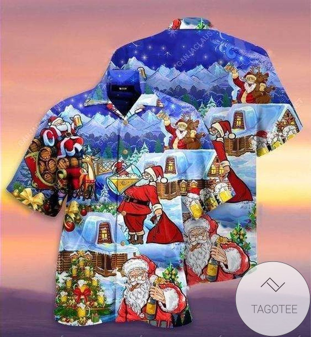 Beery Christmas Santa Claus Elegance Hawaiian Shirt Collection