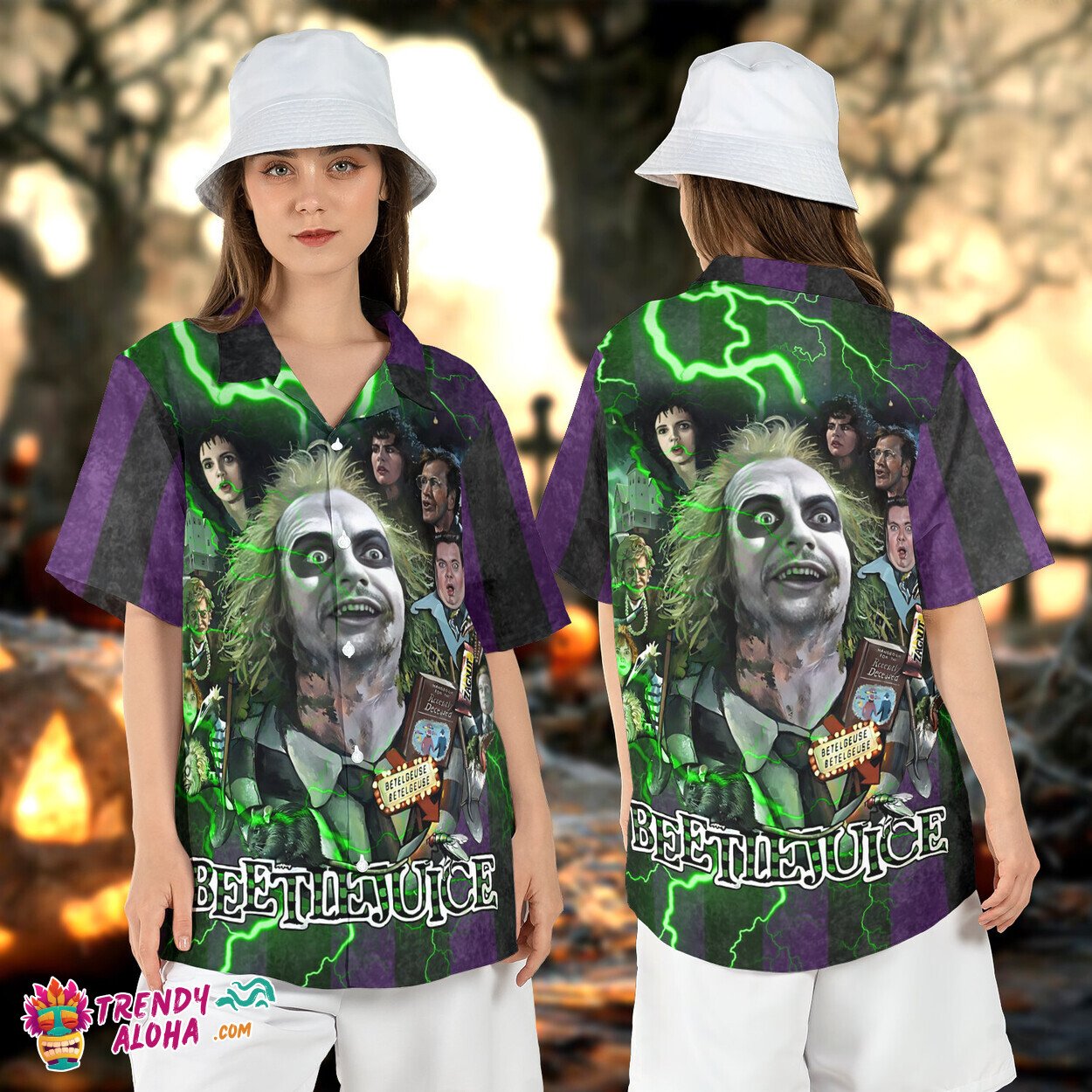 Beetlejuice Halloween Movie Betelgeuse Scary Hawaii Shirt