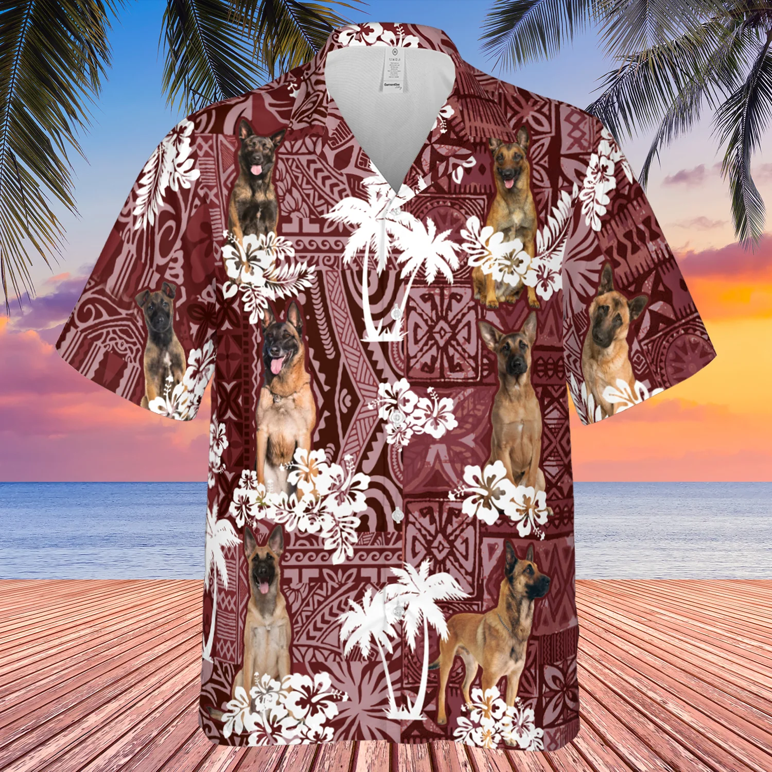 Belgian Malinois Red Trendy Hawaiian Shirt, Trendy Hawaiian Shirt For Men, Women, Aloha Shirt For Summer