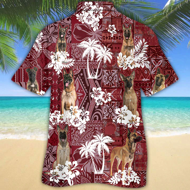 Belgian Malinois Red Trendy Hawaiian Shirt, Trendy Hawaiian Shirt For Men, Women, Aloha Shirt For Summer