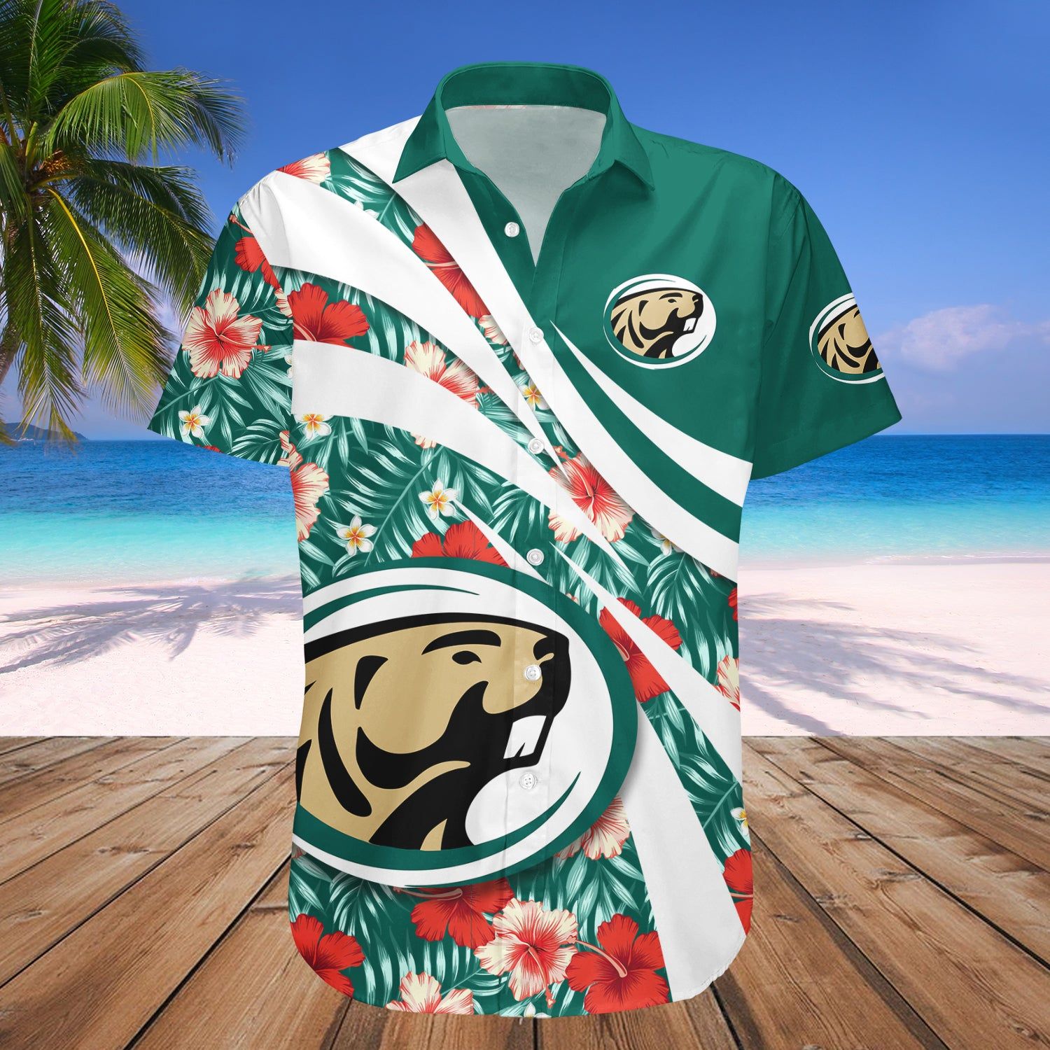 Bemidji State Beavers Hawaii Shirt Hibiscus Sport Style – NCAA