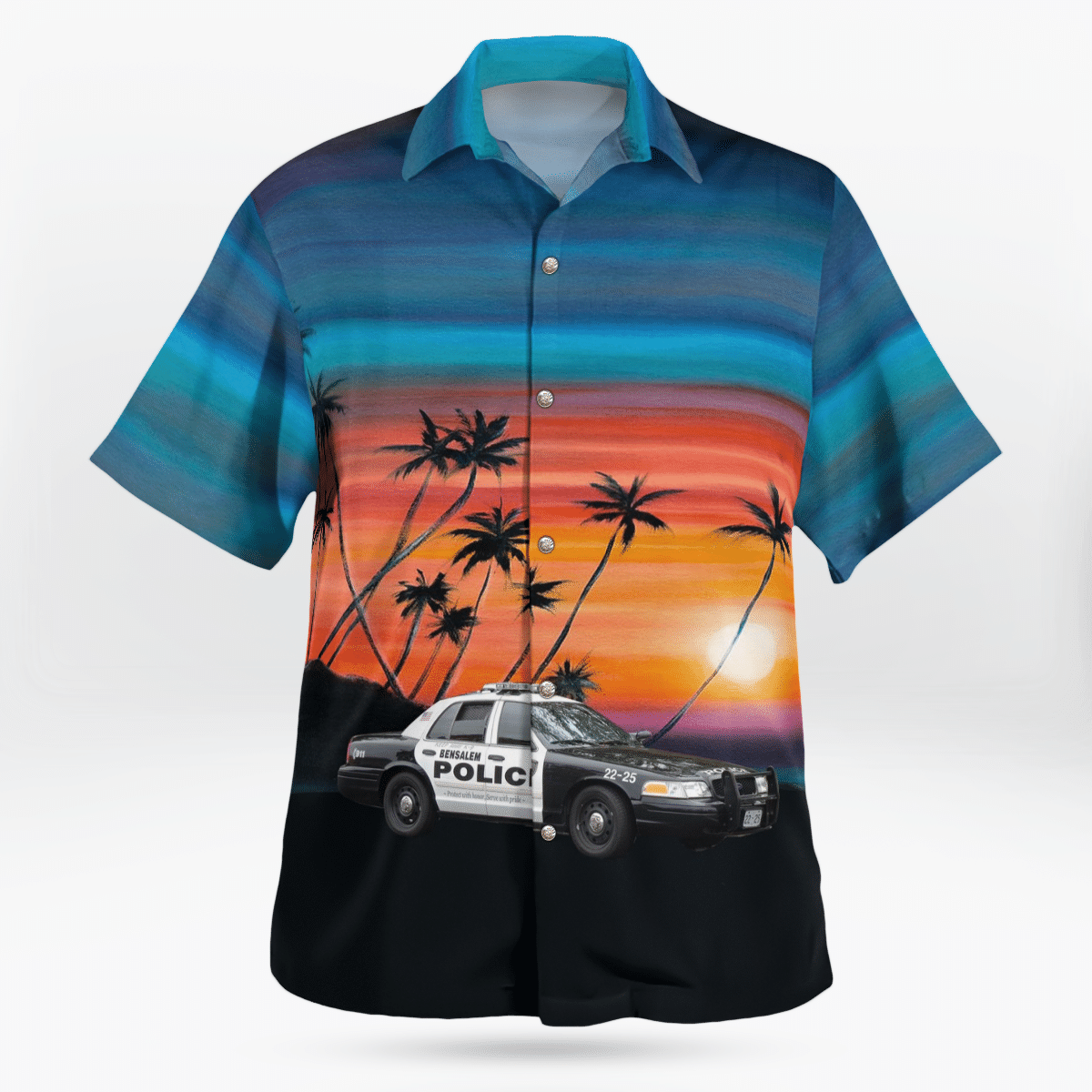 Bensalem Township Police Department Hawaiian Shirt Bensalem Township Police Department Hawaiian Shirt