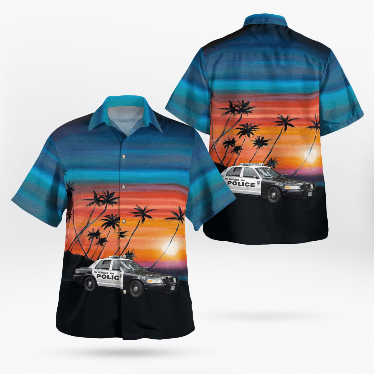 Bensalem Township Police Department Hawaiian Shirt