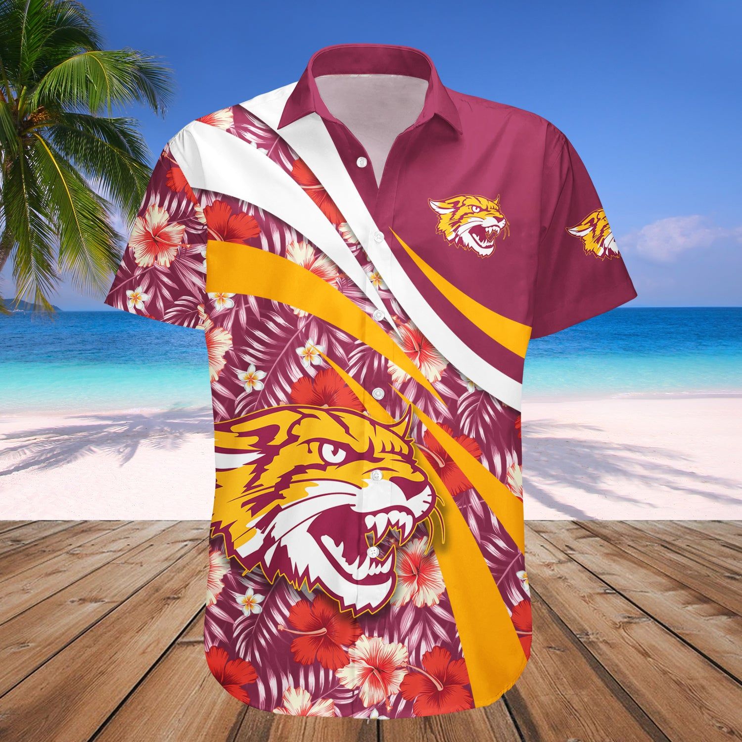 Bethune-Cookman Wildcats Hawaii Shirt Hibiscus Sport Style – NCAA