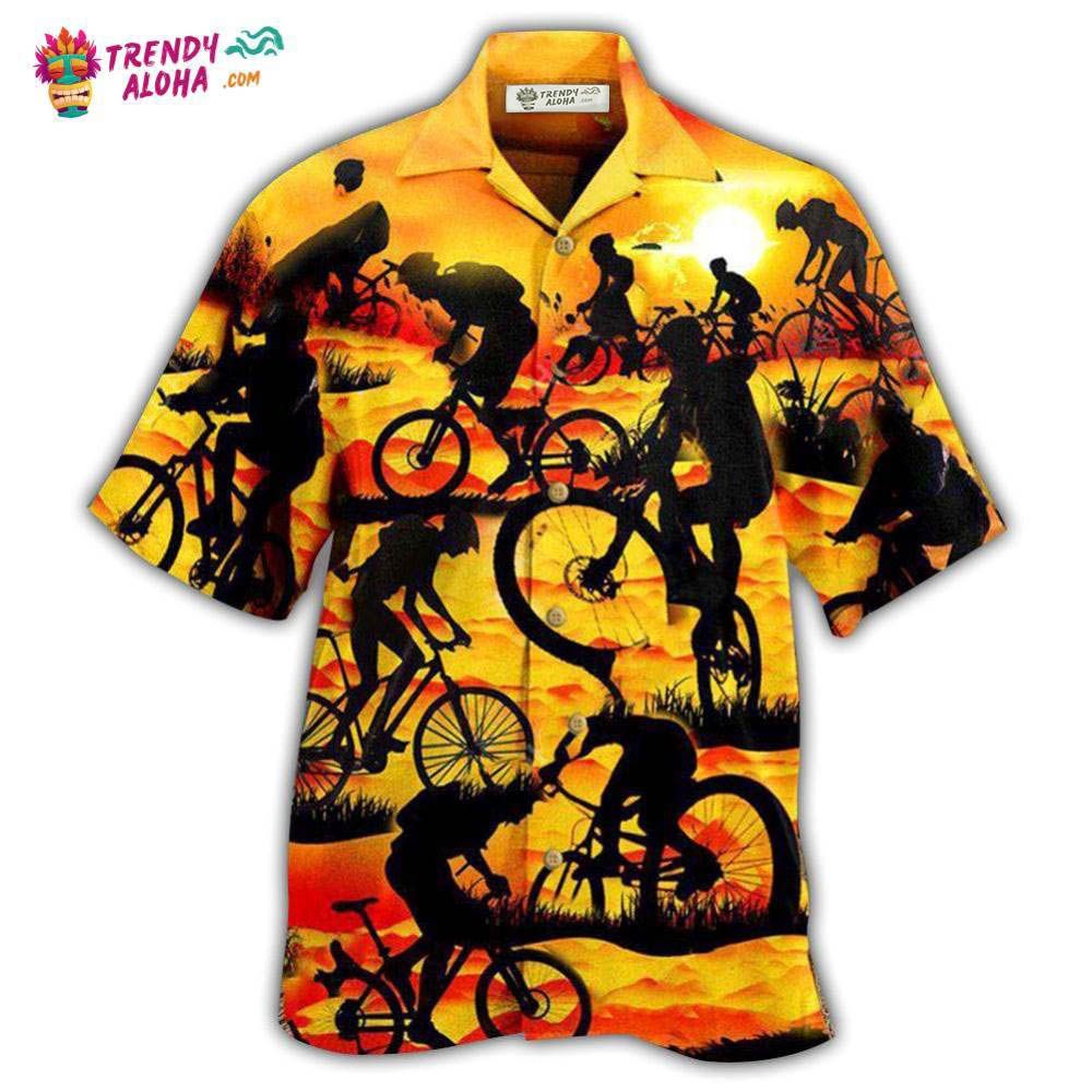 Bicycle It’S Not A Race It’S A Journey On The Sunset Hawaiian Shirt – Trendy Aloha Bicycle It’S Not A Race It’S A Journey On The Sunset Hawaiian Shirt – Trendy Aloha
