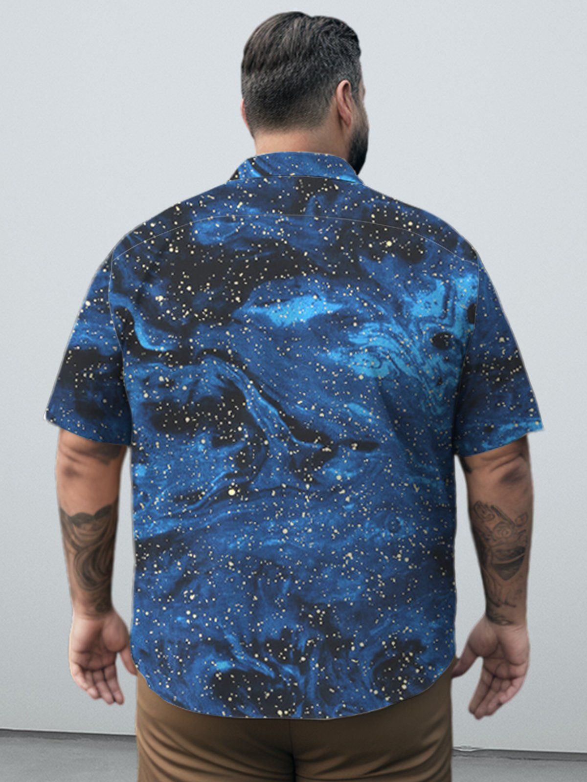 Big & Tall Art Paisley Quick Drying Hawaiian Shirt