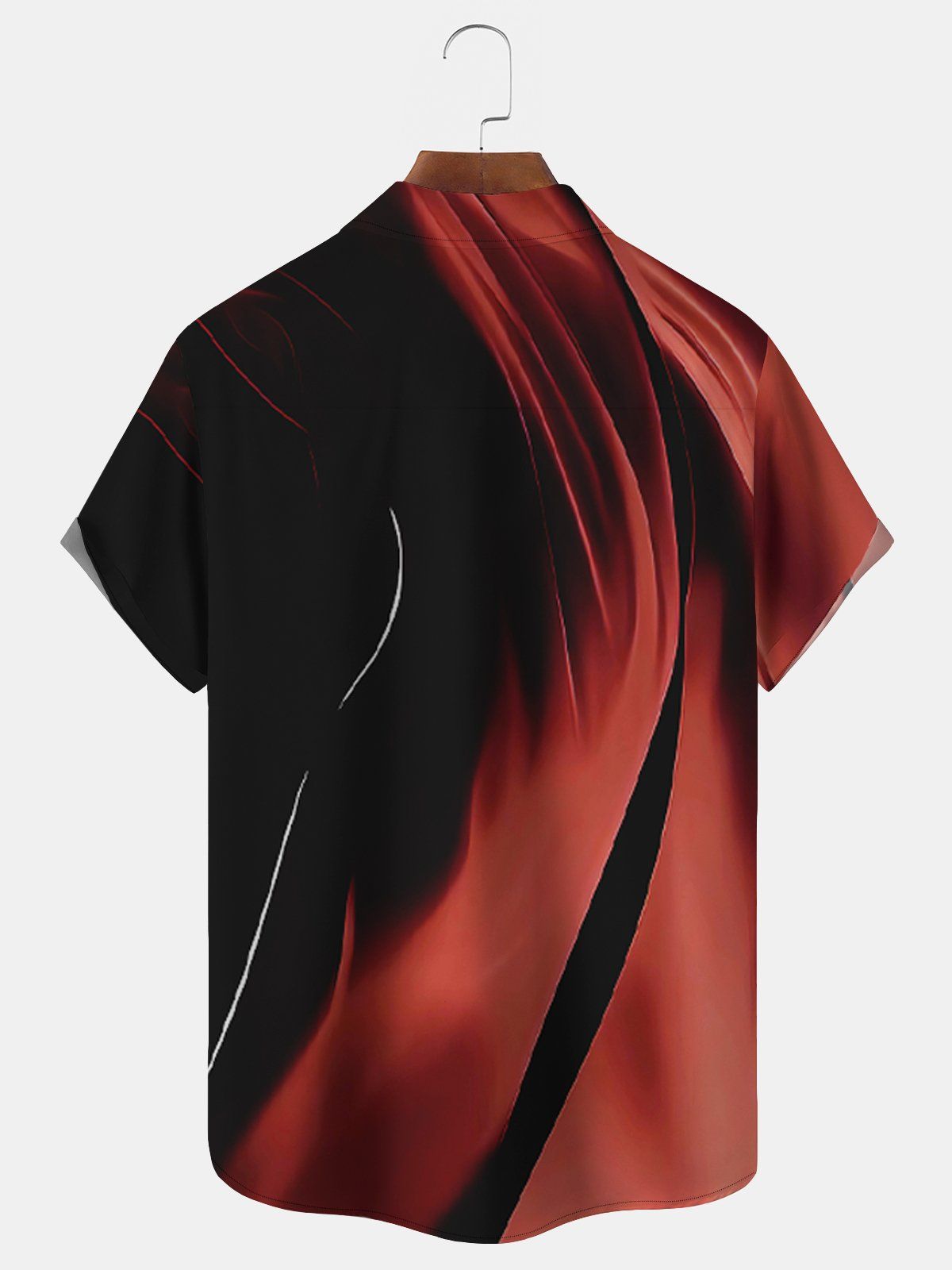Big & Tall Casual Artistic Line Quick Drying Shirts Design 01