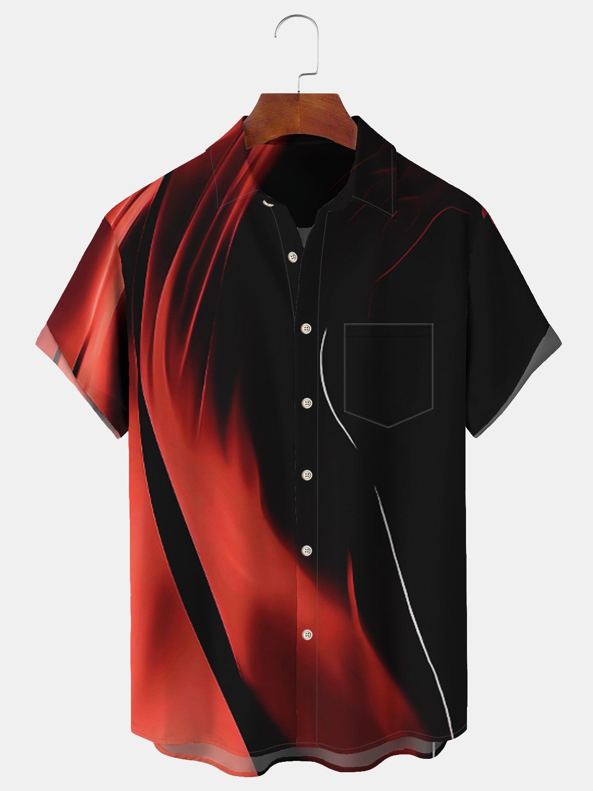 Big & Tall Casual Artistic Line Quick Drying Shirts Design 02 Big & Tall Casual Artistic Line Quick Drying Shirts Design 02