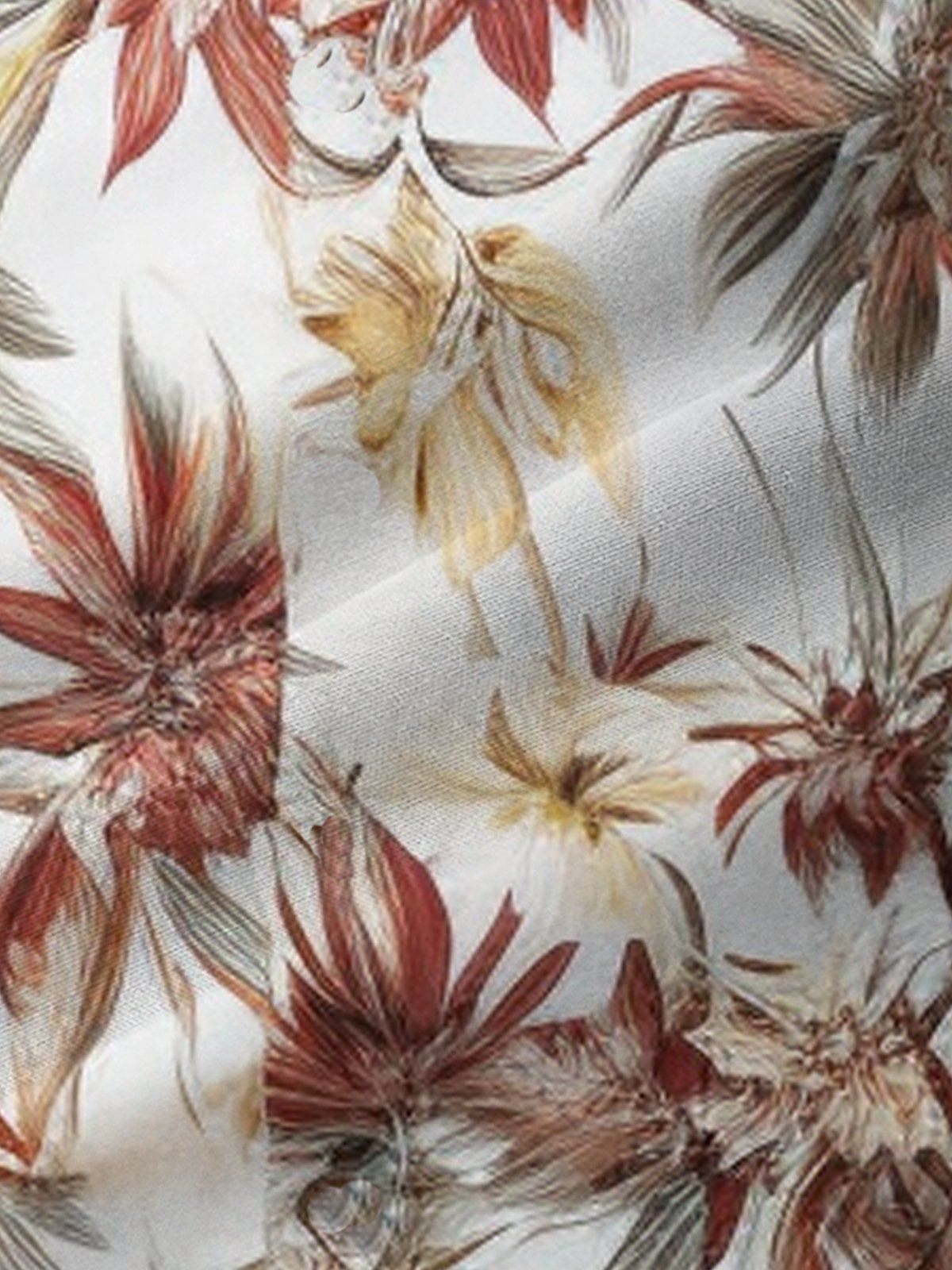 Big & Tall Hawaii Art Flower Breathable & quick drying Shirt