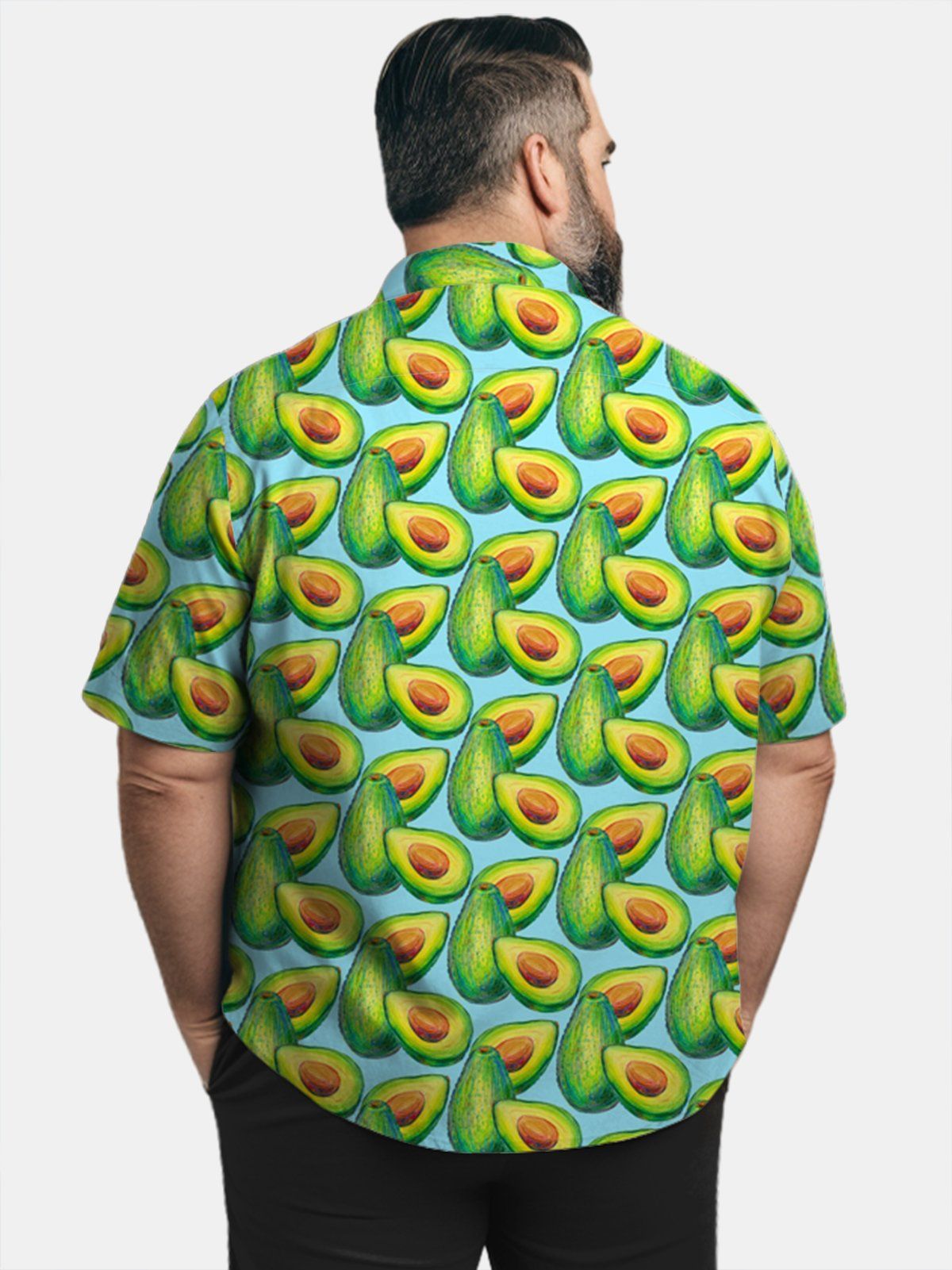 Big & Tall Hawaii Avocado Healthy Food Shirt