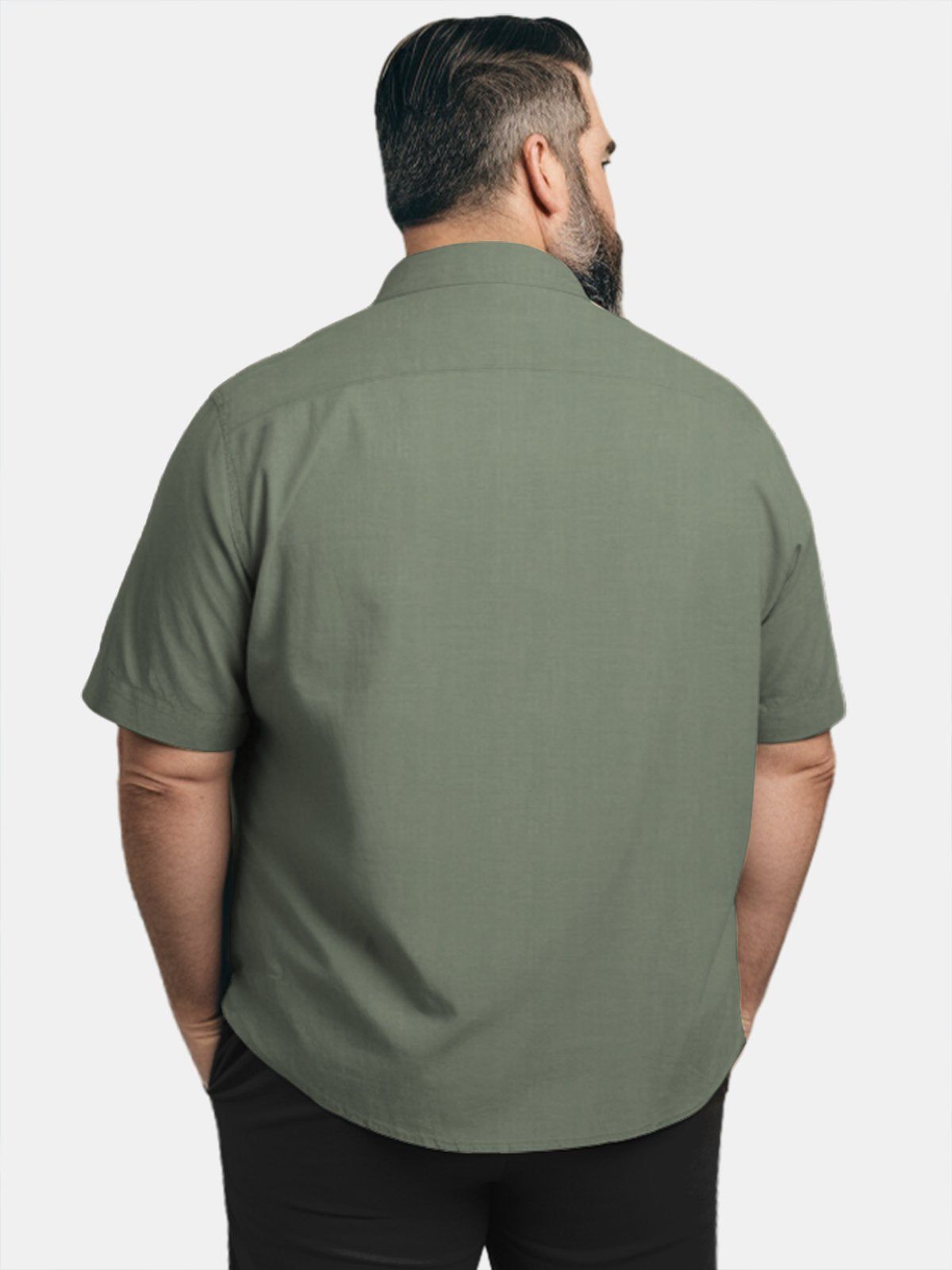 Big & Tall Hawaii Bamboo Parrot Free Seersucker Shirt