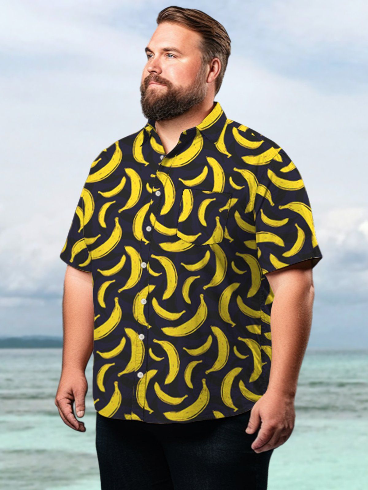 Big & Tall Hawaii Banana Shirts Design 01 Big & Tall Hawaii Banana Shirts Design 01