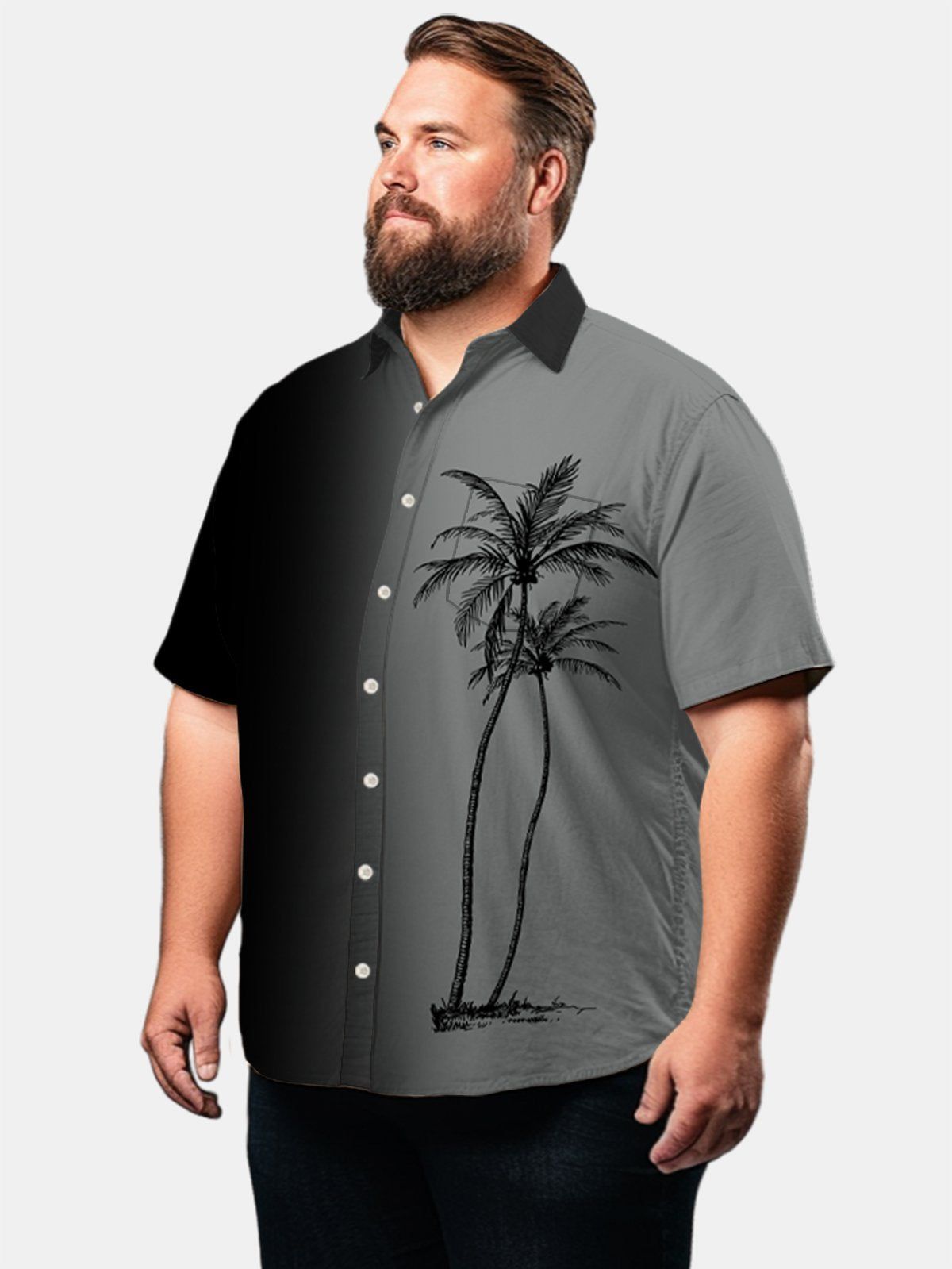 Big & Tall Hawaii Coconut Tree Tie-Dye Shirt Big & Tall Hawaii Coconut Tree Tie-Dye Shirt