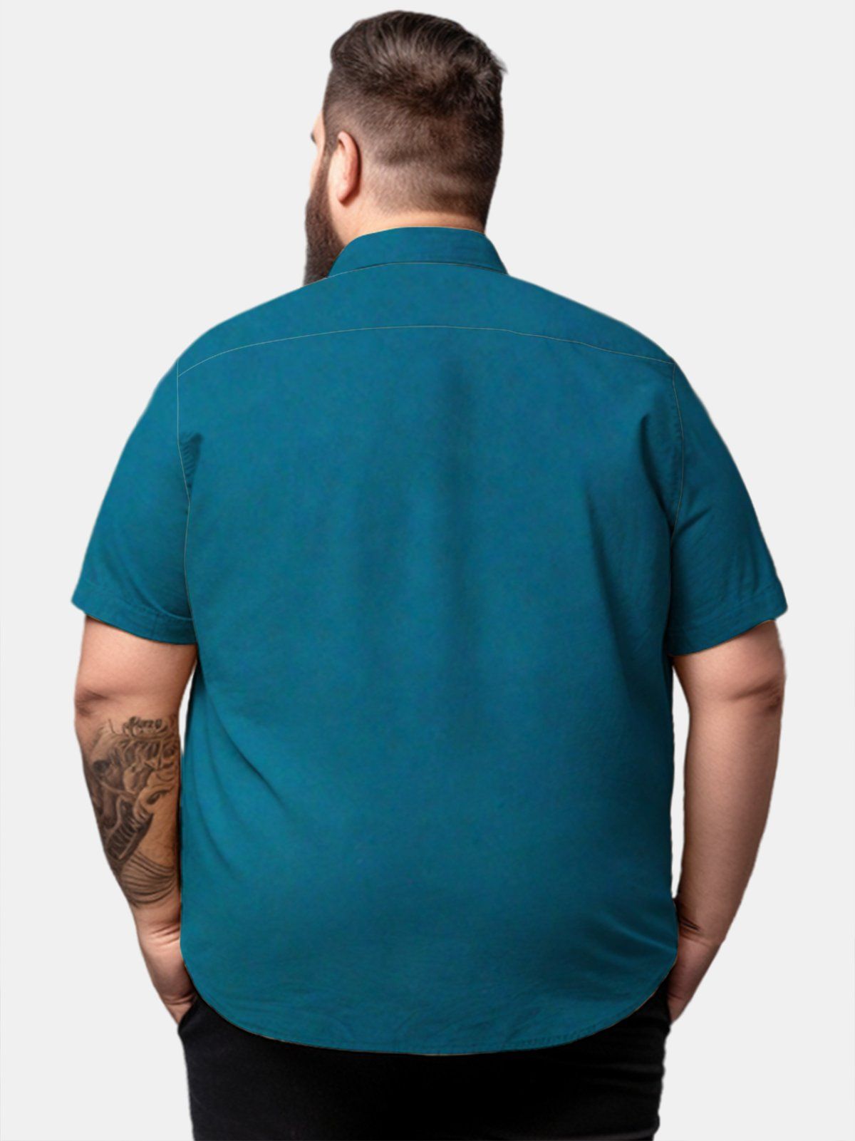 Big & Tall Hawaii Sunset Beach Free Seersucker Shirt