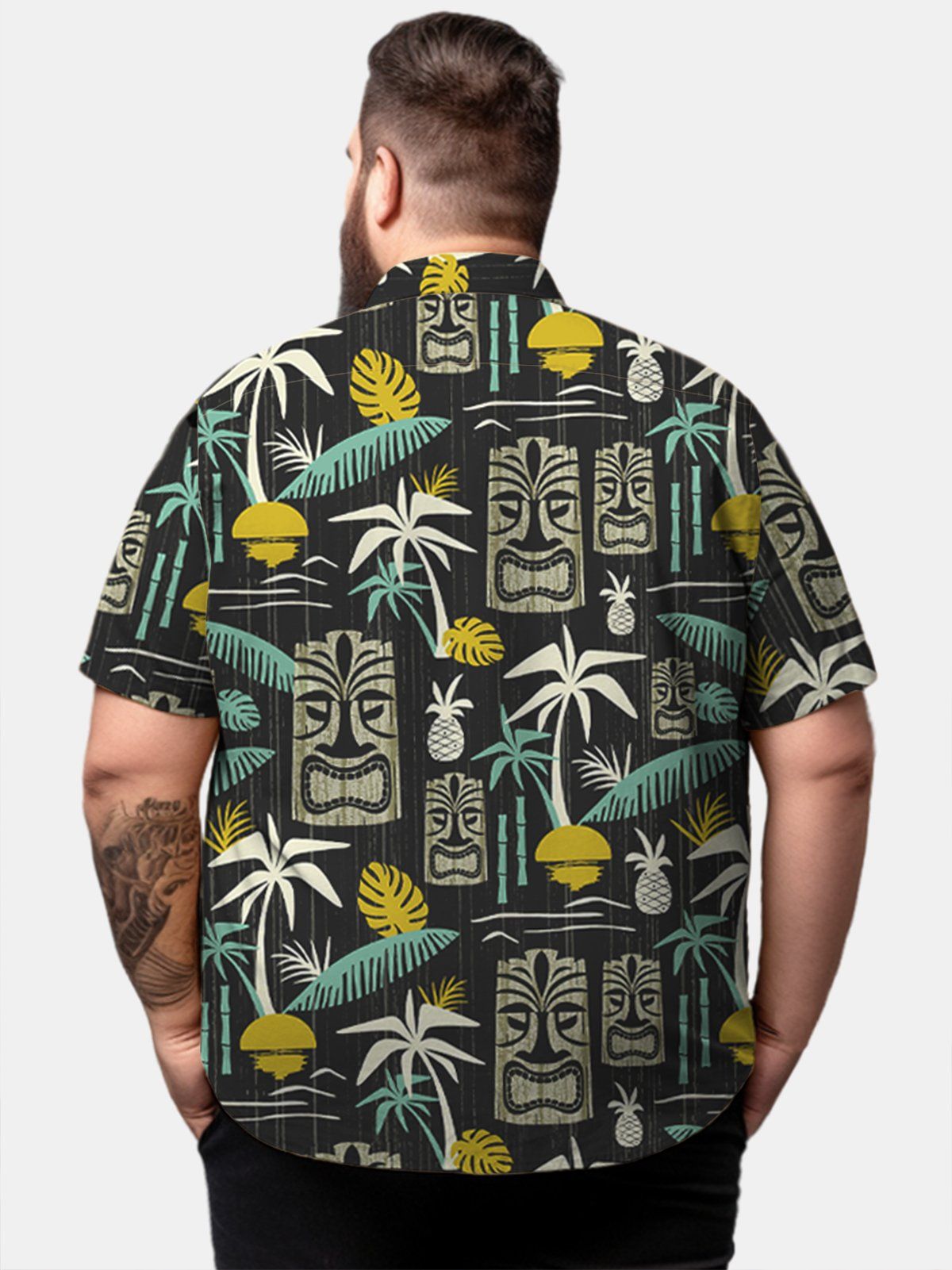 Big & Tall Hawaii Tiki Totem Shirt
