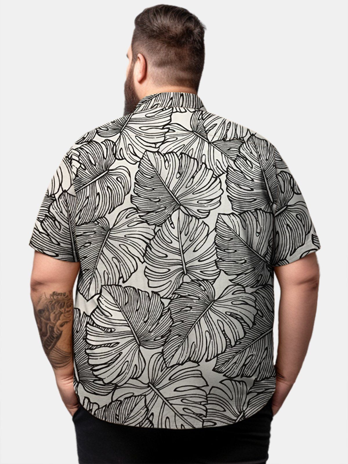 Big & Tall Hawaii Turtleback Bamboo Free Seersucker Shirt