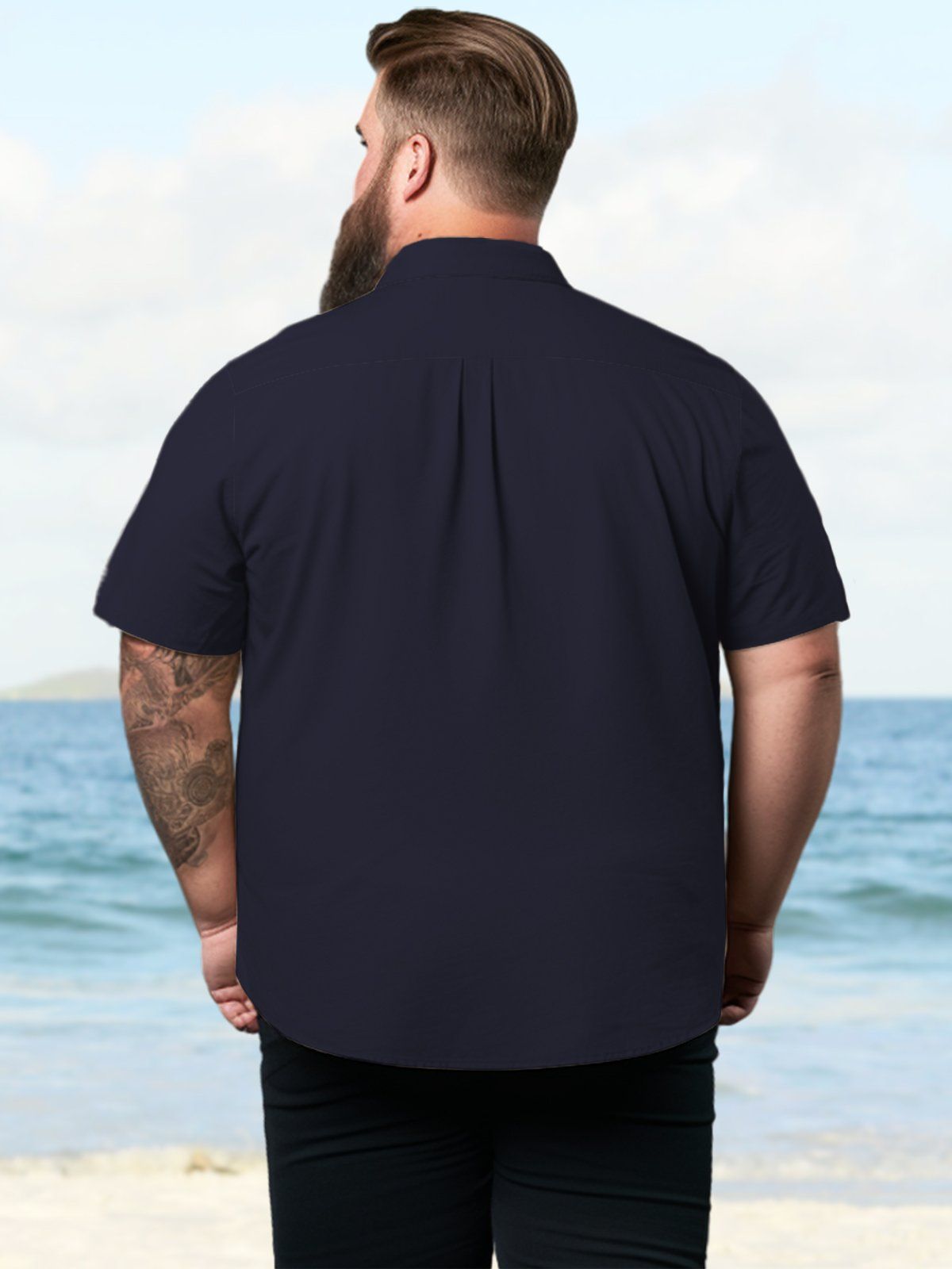 Big & Tall Hawaiian Coconut Trees Shirt
